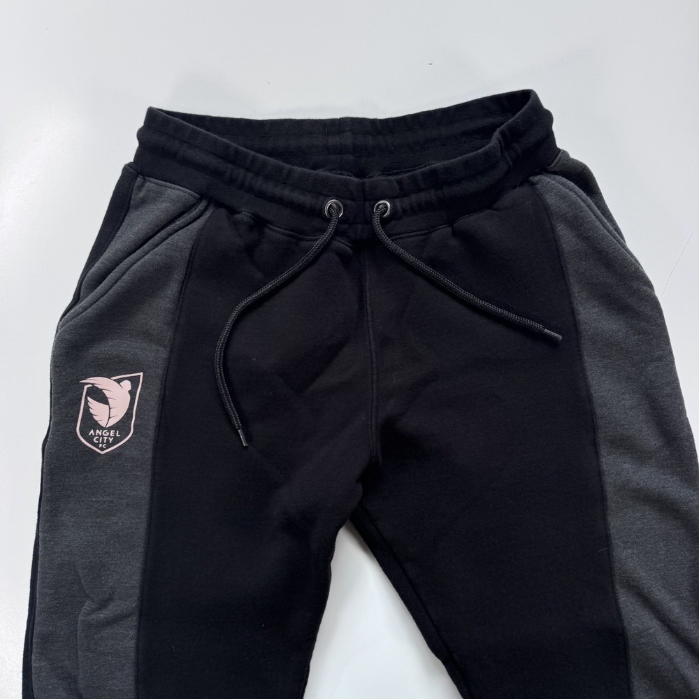 ANGEL CITY FC NWSL Tonal Joggers Sweatpants Black Unisex Small Los Angeles CA - Picture 3 of 13